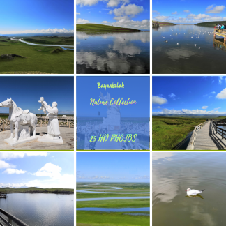 Bayanbulak Grassland Nature Photography - 25 HD Photo Bundle